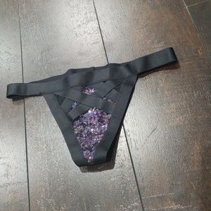 Victorias Secret Fashion show sequin thong nwot s